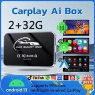 CLEC 2+32G CarPlay AI Box Carplay Car android Video Wired to Wireless CarPlay Adapter Android Auto &