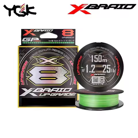 100%Original YGK X-BRAID UPGRADE X8 Fishing Line 8 strands Super QUAILTY 14LB 16LB 40LB 60LB 150M/20
