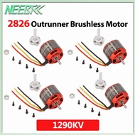 NEEBRC 4PCS C2826 2826 1290KV 2-4S 5mm Shaft Outrunner Brushless Motor For RC FPV Fixed Wing Drone A