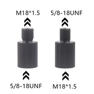 PCP Male M18*1.5 To 5/8-18UNF Female Air Tank Connector Black Aluminum