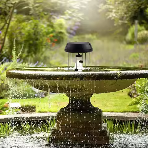 Garden Pond Solar Powered Water Wigglers Agitator For Bird Baths Bubbler Mixer Garden Pond Decoratio