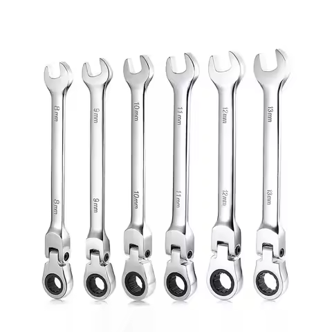 Car Repair Dual Heads Dual Heads Ratchet Wrench Quick Release 72 Teeth Reversible Ratchet Spanner Ra