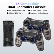 GOOJODOQ GS5 Mini Dual Controller Wireless Game Supported 52 Emulators 30,000+Classic Games 4K 3D