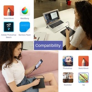 🔥MCO Free Shipping🔥Huion HS64 Digital Graphics Drawing Tablets with Battery-Free Stylus Online Ready