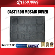 18” x 24” Cast Iron Manhole Cover/Manhole Cover/Penutup Longkang/生铁井盖