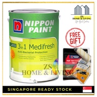 BIG SALES!! Nippon Paint 3-in-1 Medifresh *ALL COLORS AVAILABLE* 1L &amp; 5L