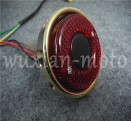 ไฟท้ายรถจักรยานยนต์แบบวินเทจ Pure Copper CB SR400 Grasshopper CB400SS Tian Jun GN250 ไฟเบรกหลังแบบแย