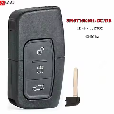 Keyecu SMART PROXIMITY Remote Key FOB 434MHZ for Ford C-Max Focus MK2 Mondeo 2007 2008 2009 2010 3M5