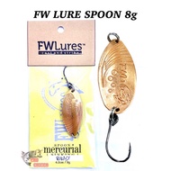 FW LURES SPOON 4cm/8g TOKWAN SPOON FISHING LURE