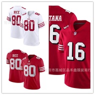Same Day DeliverySan Francisco 49ers Male 80 #Jerry Rice Rugby Jersey NHY3