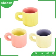 [Ababixa] Porcelain Latte Mug Hot Chocolate Mug Drink Cup for Girlfriend Wedding Women