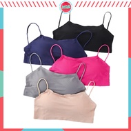 PMB Bra Wanita 6614 Bh Crop Top Ala Korea Pakaian Dalam Wanita Bra Fashion Tali Kecil Cup Import