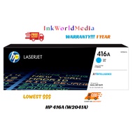 HP 416A Cyan LaserJet Toner Cartridge