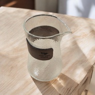 Teko kaca teko unik estetik teko kopi Over Coffee Server Glass Carafe wooden sleeve