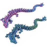 3D Printed Dragon, 2PCS 3D Dragon, 3D Printed Animals, Crystal 3D Dragon Fidget, Home Office Decor E