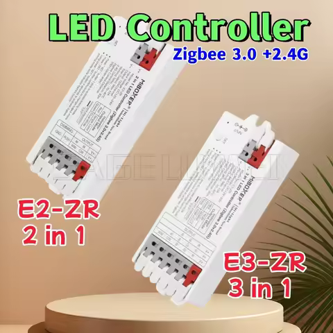 NEW E2-ZR 2In1 E3-ZR 3 in 1 Zigbee3.0+2.4GHz RF smart LED Controller Single/Dual color/RGB/RGBW/RGBC