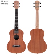 26 Inch 18 Fret Tenor Ukulele Sapele Wood Hawaii Four Strings Guitar Ukelele Musical Instrument