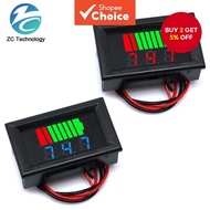 Car battery charge level indicator - 12v-60v lithium battery capacity voltmeter