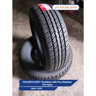 235/60R16 R201 Thunderer with Free Stainless Tire Valve