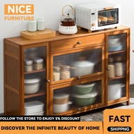 z8  Simple Kitchen z8 Side Wooden  Home Multifunctional Bowl Storage Cabinet  z8