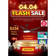 (INSTALLATION AVAILABLE,CLIMATE VOUCHER, CDC VOUCHER) FANCO Tributo Ceiling Fan With Remote Control 