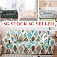 (READY STOCK)SG*1/2/3/4 Seater Sofa Cover Sofa Cover Protector L shape sofa cover Slipcovers