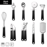 9 Pcs/set Stainless Steel Multifunctional Kitchen Tools Peeler Can Opener Pizza Cutter Grater Kitche