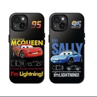 Phone case Applicable iPhone Black McQueen Film 2-in-1 Phone Case Applicable iPhone17/16/14/13Glossy