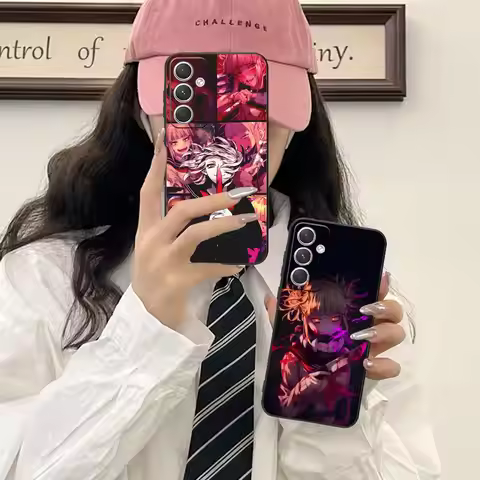 My Hero Academia Himiko Toga Phone Case for Samsung Galaxy S25 S24 S23 S22 S21 S20 Note20 Plus FE Ul