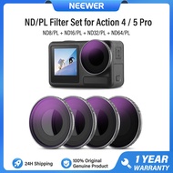 NEEWER Filter Set for DJI Osmo Action 4 5 Pro Bộ lọc CPL ND8 ND16 ND32 ND64 ND1000 Bộ lọc ND/PL cho 