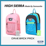 [HIGH SIERRA] Cave Kids Backpack Tas Sekolah Kanak Children Samsonite Korea Camping Mini Backpack [Shoulder protection comfortable Primary School Bag]