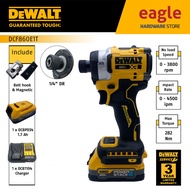 Dewalt DCF860E1T-B1 1/4" ( 6.35mm ) 18/20V Brushless Cordless Impact Driver ( DCF860E1T, DCF860 )