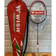 Wish Fusiontec Graphite Carbon Badminton Racket with Racket Case