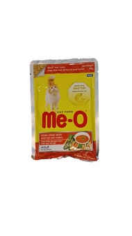 MEO SACHET OTAK OTAK  MEO ADULT PAKAN KUCING BASAH