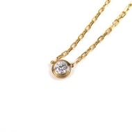 Excellent condition Cartier TB2003 Amour small diamond necklace with 0.09ct diamonds, 18K pink gold 