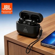 Fon kepala Bluetooth JBL Phantom X5 TWS fon telinga tanpa wayar Bluetooth 5.3 fon telinga dengan bas