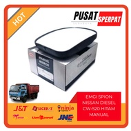 EMGI - rearview mirror emgi nissan diesel CW-520 CW520 black manual lower LH side 6424