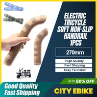 E-bike 3 wheel Rear/Front Seat Armrest Tricycle Anti-slip Grab Handles Soft Durable Handrails 1pcs