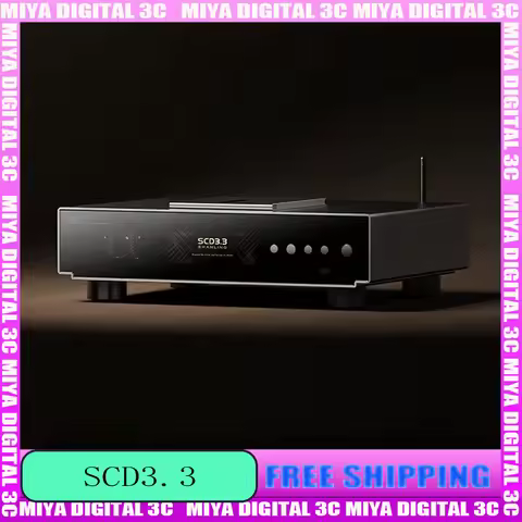 Shanling SCD3.3 R2R SACD Player 24BIT 12AT7 Electronic Tube Decoder Bluetooth USB Player Music Audio