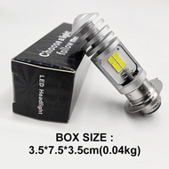 Motorcycle LED Headlight Bulb White Light H2/H6/p15d/