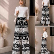 Elephant culottes pants L.XL.XXL. For L teens height 157 cm maximum designed for men and Wanita wear
