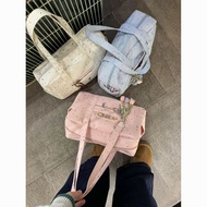 Large Capacity Star Print Handbag Portable Tote Bag Commuter Multifunctional Shoulder Bag Lightweigh