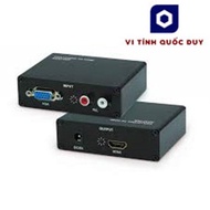 [HCM]Box chuyển tín hiệu từ VGA ra HDMI. Màu đen. Từ PC có cổng VGA xuất hình ra Tivi LED/ LCD có cổ