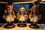 出售 Hottoys  Scarlet Witch  & Wanda 紅女巫 1:6定制頭雕