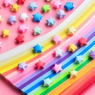 540pcs Diy Colored Star Origami Paper Star Paper Craft Handmade Lucky Star Paper