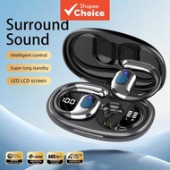 Bnixry K04 TWS Earbuds Open-Ear Wireless Headphones HiFi Stereo Earphones 40H Playtime LED Display H