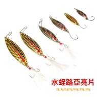 [Fisherman] Delivery The Next Day Leech Red Dot Lure spoon Sequins 2g/3g/5g/7g/10g/15g/20g