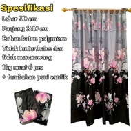 Multifunctional Rope Door Curtains or Divider 90x200 Latest Floral Motifs