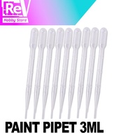 Free Shipping Plastic Pipette 3ML THINNER GUNDAM Paint AIRBRUSH MODEL [PREMIUM QUALITY] Special Edition (rv00jbk)