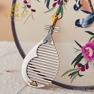 Pure Snowflake Products Hair Comb Silver Comb Silverware Silver Hair 999 Gift Comb Comb Silver Pipa 